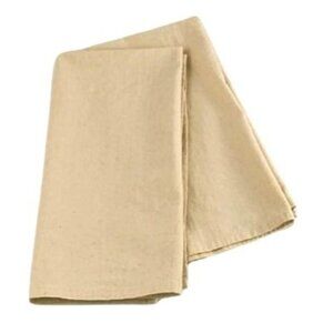 2 Unbleached Beige 100% Cotton Dish Towel 26x26 in with hanging loop Kitchen Lin